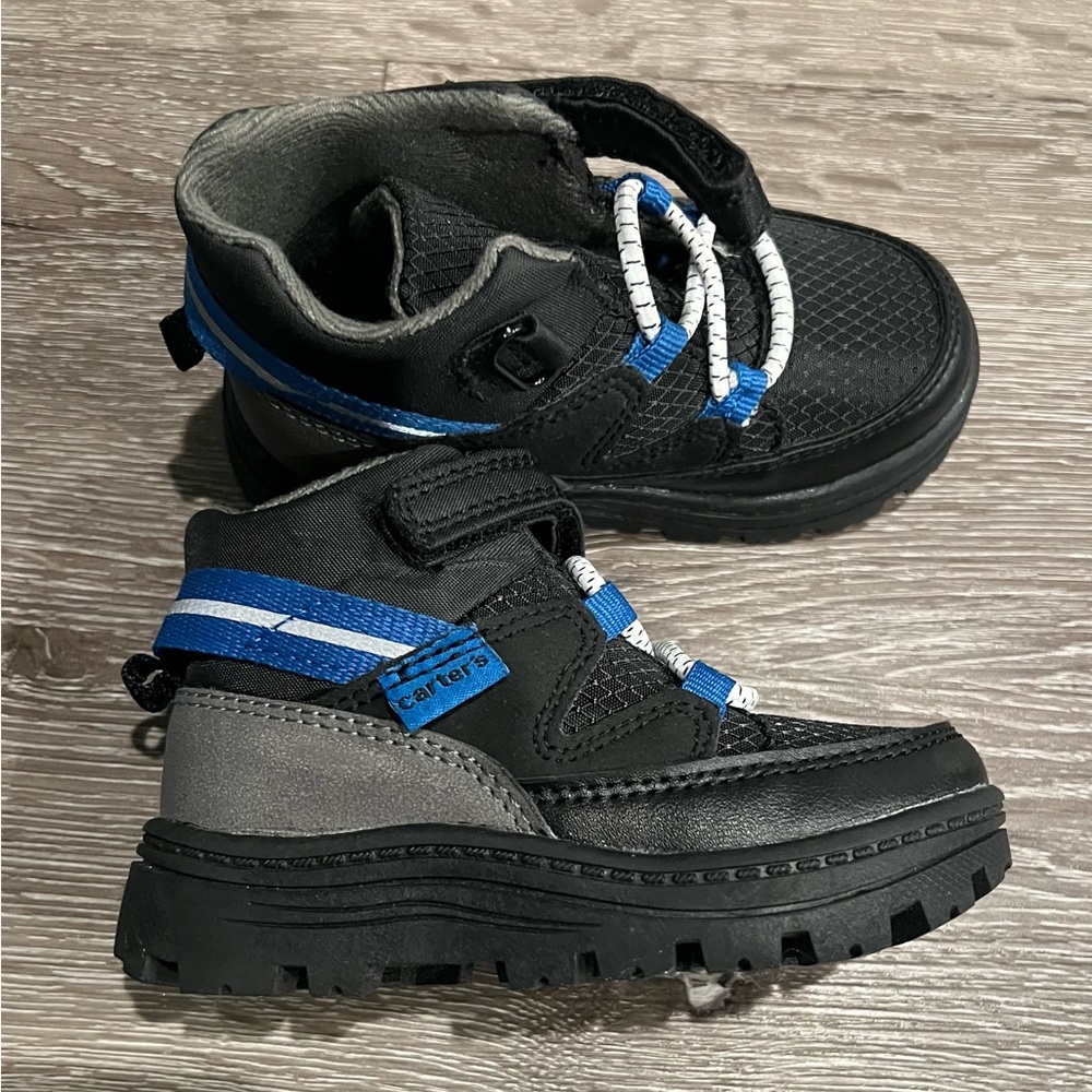 Carter's Black and Blue Rugged Outdoor Boots